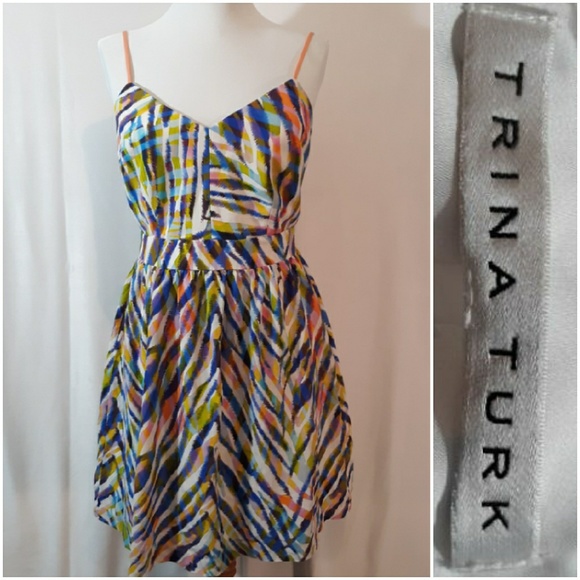 Trina Turk Dresses & Skirts - Trina Turk Silk Cut Out Dress